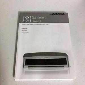 Bose 321 Gs Series Ii Owner S Guide Manual Photo Copy Ebay