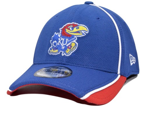 University of Kansas Jayhawks New Era 39THIRTY Batting Practice Cap Flex Fit Hat