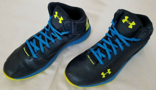 Youth Size 7Y Blue Under Armour BGS Torch Basketball Shoes 1259014-408 preowned