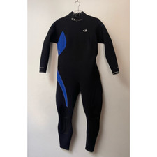 Aeris Full Wetsuit Womens 16 Rio 3/2 MM Long Sleeve Black Blue Water Sports Zip