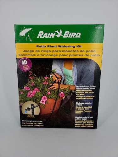 New Rain Bird Patio Plant Watering Kit Direct Watering for up to 8 Planters