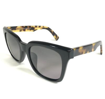 Maui Jim Sonnenbrille Heliconia MJ739-02B Schwarz Schildkröte Mit Neutral Grau