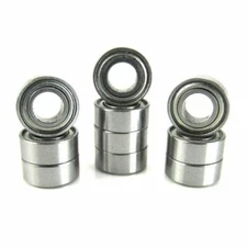 TRB RC 5x10x4mm Precision Clutch Ball Bearings Metal Shields (10)