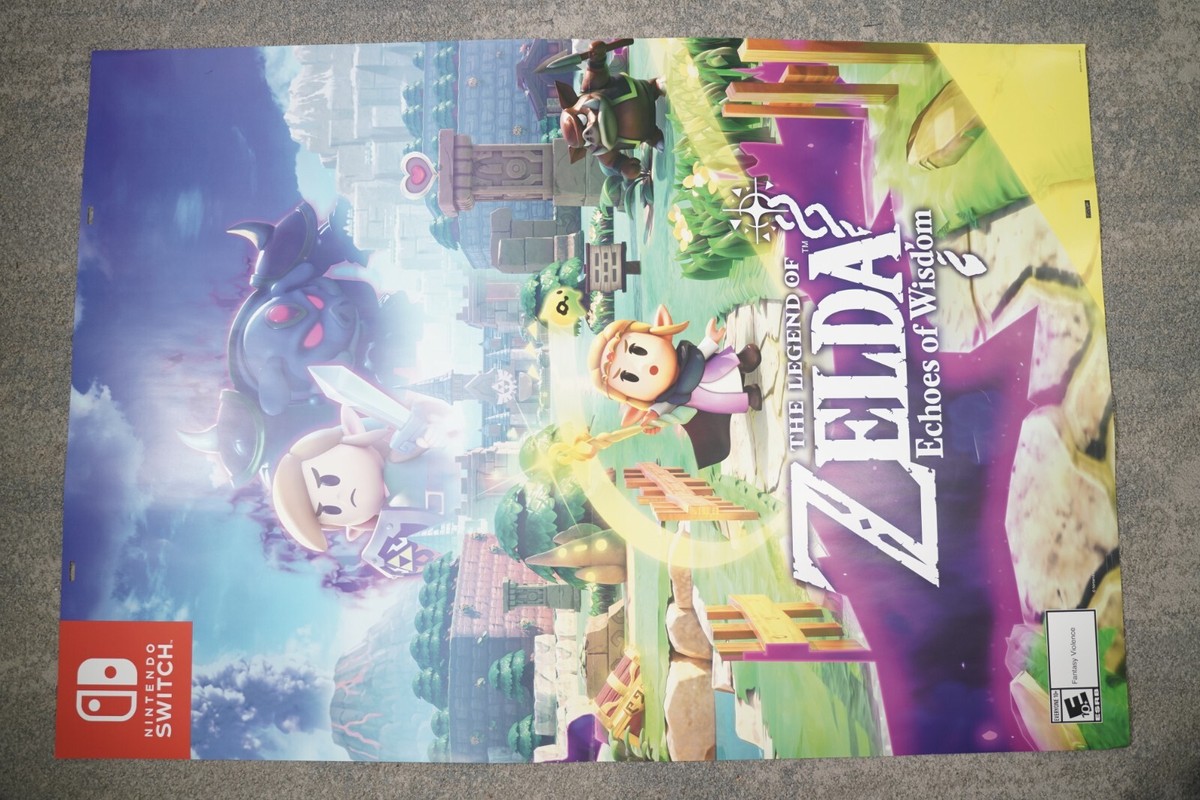 The Legend of Zelda Echoes Of Wisdom Promo Poster 33”x48” Inches