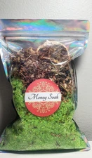 1 Pound- Money & Prosperity Herbal Dead Sea Salt Minerals Soak-Abundance Drawing