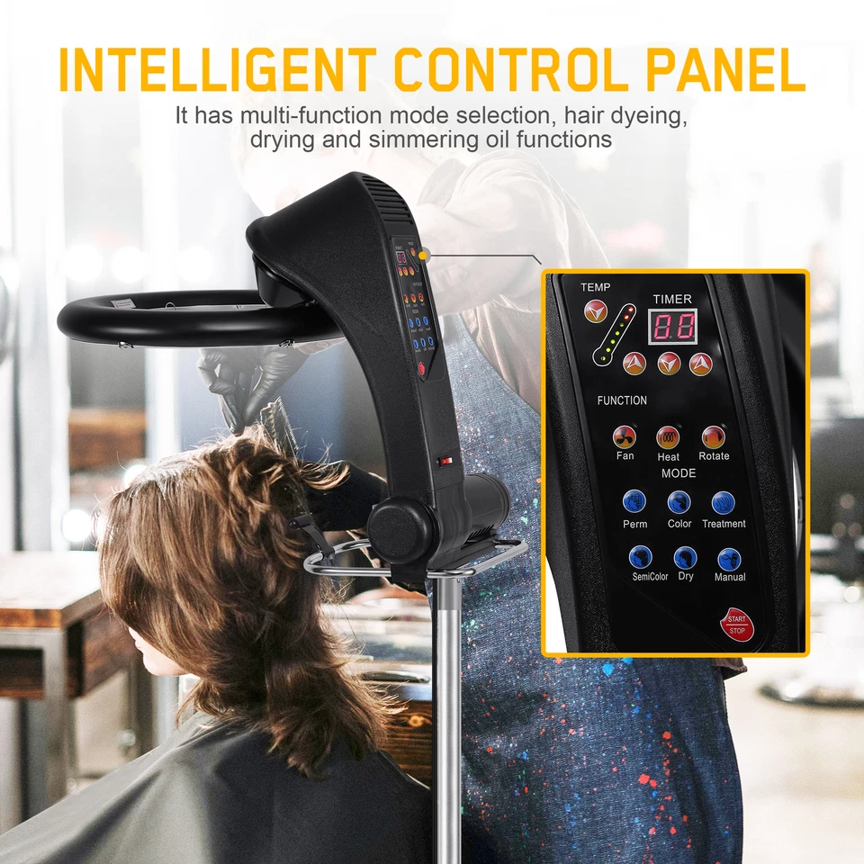 Orbiting Infrared Hair Dryer Color Processor Salon Perming Drying Machine 950W - Image 3 of 4