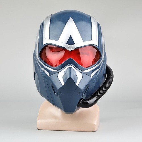 Marvel Captain America 4 Hawkeye PVC Helmet Full Face Mask Wearable Cosplay Prop