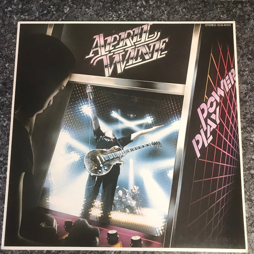 RARE PROMO VINYL LP APRIL WINE POWER PLAY ECS-81512 JAPAN 1ST PRESS 1982 EX/EX - Image 2 of 4
