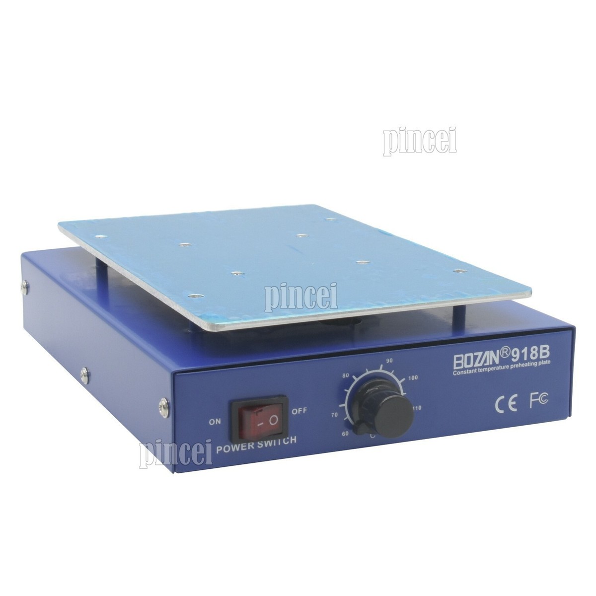 Plaque Chauffante De Préchauffage BOZAN 918B - 450W, Réglable De 60 à 120°C