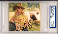 Miranda Lambert SIGNED Postcards From Texas Photo Card PSA DNA COA AUTHENTIC