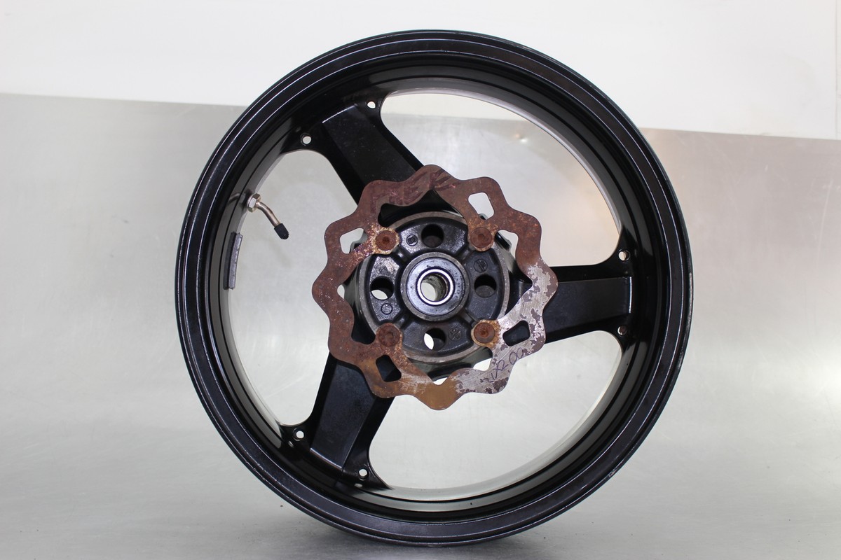 2000 Kawasaki Ninja Zx12r Zx1200a Rear Wheel Back Rim W Rotor