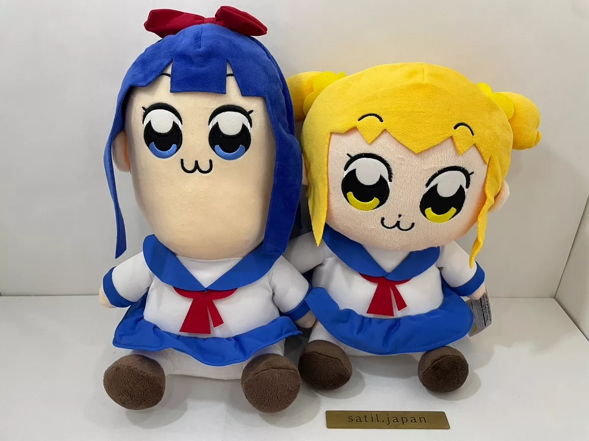 TAITO POP TEAM EPIC Kuso Deka Big Plush Doll Popuko Pipimi Set of