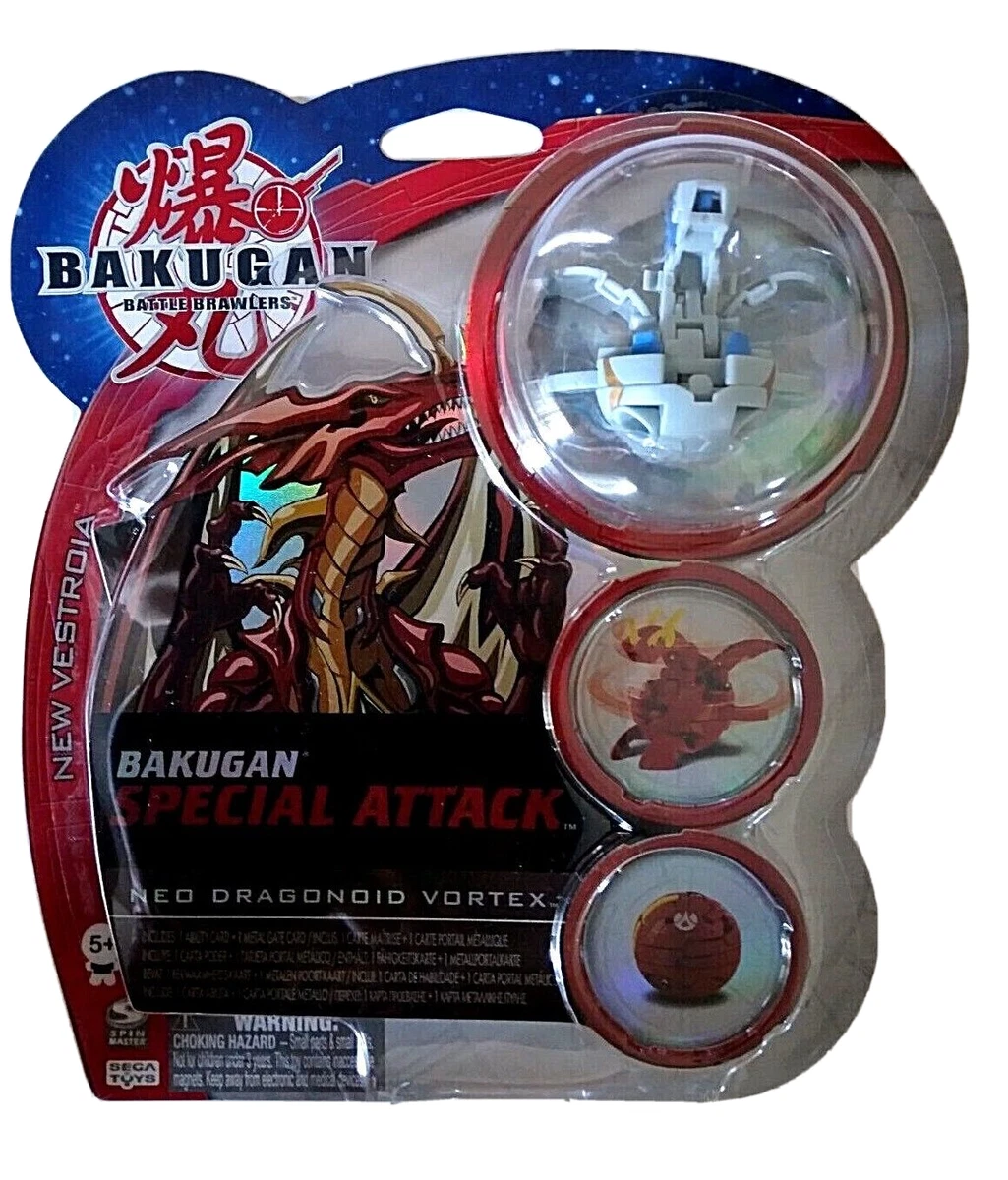 Bakugan Gundalian Invaders – Bakumorph Neo Dragonoid Rosso – Giocattolo Che Si Apre Automaticamente, 14 Cm