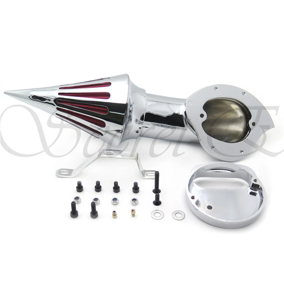 Kits de purificador de aire Spike para Yamaha V-Star 1100 Dragstar XVS1100 1999-2012 CROMO Foto 4 de 4