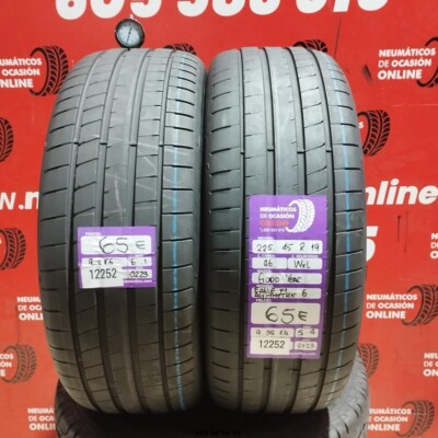2x 225/45 R19 96WXL Goodyear Eagle F1 Asymmetric 6/6,1-5,4mm