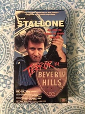 Terror in Beverly Hills (VHS, 1990)  Frank Stallone VG AIP Action 