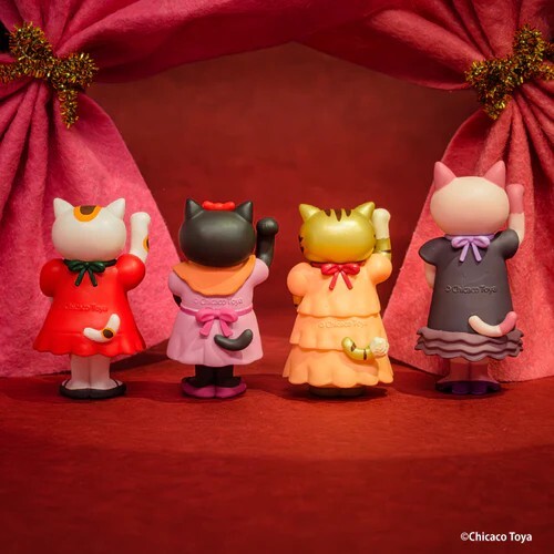 CHICACO TOYA MANEKI MANEKO Figure Collection Complmete Set of 4