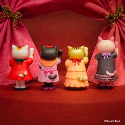 CHICACO TOYA MANEKI MANEKO Figure Collection Complmete Set of 4