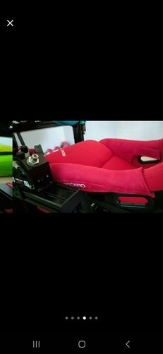 RECARO Full Bucket Seat Side Protector red black logo x2setsPrevent tearing - Picture 10 of 13