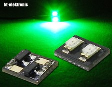 10x Moba Haus-Beleuchtung GR&Uuml;N mit 2 SMD LEDs 5-24 Volt / LED-Modul mit 20mA KSQ