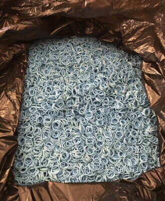 Alliance Rubber Band Sterling Size 8 Light Blue Bulk 25 lb Made in USA