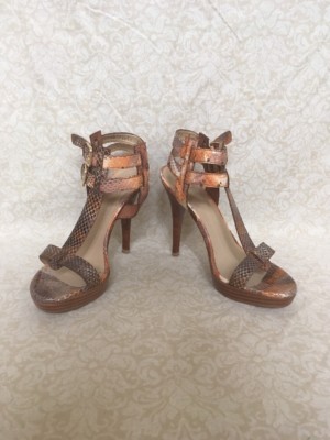 stuart weitzman snakeskin sandals