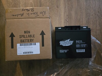INTERSTATE BATTERIES SLA1115 12V 18Ah Sealed Main. Free Lead Acid Battery-NEW