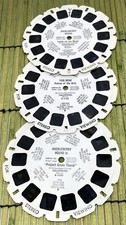1960 3 View Master Reels Yogi Bear Huckleberry Hound B 5121 to B5123 Reels ONLY
