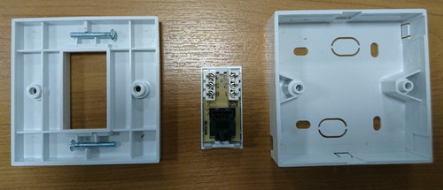 GENUINE BT MASTER SOCKET MODULE RJ11 RJ45 CAT5e 6 NETWORK DATA LAN FACEPLATE BOX - Picture 3 of 18