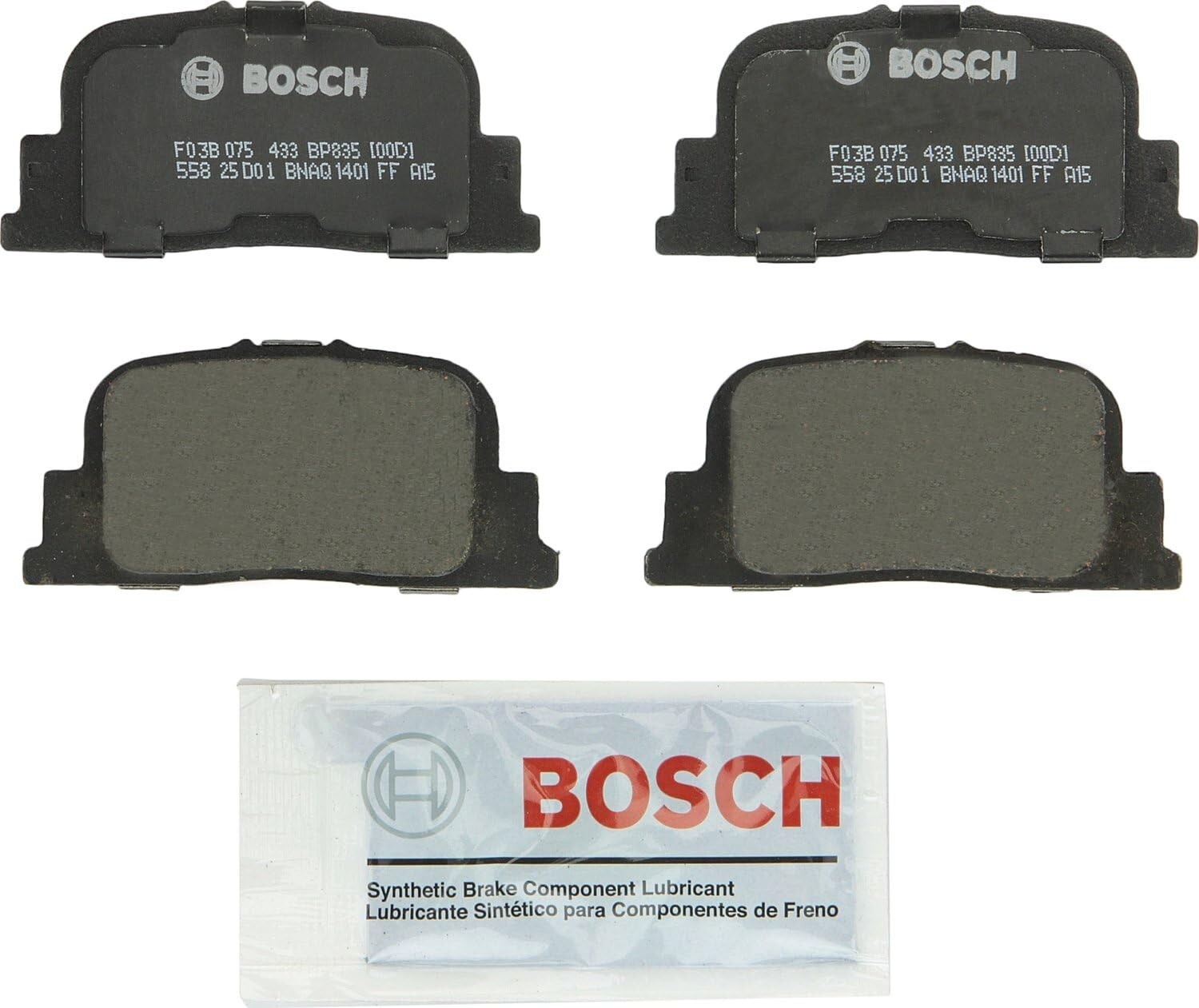 Bosch BP835 Rear Disc Brake Pads and Shoes Set