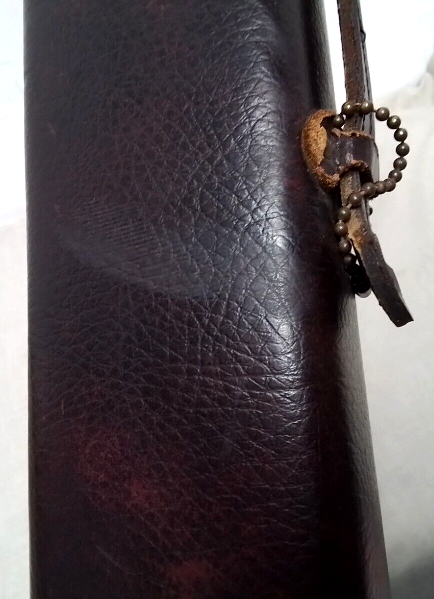 Vintage Brunswick Leather Pool Cue Hard Case | eBay