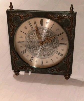Kienzle Automatic Tischuhr Kaminuhr, Vollmetall, 16 cm hoch, sehr schön verziert