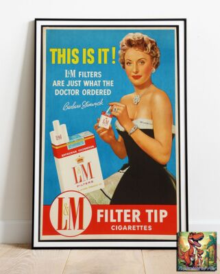 L und M Zigaretten Werbefoto / Poster bis 36 Zoll