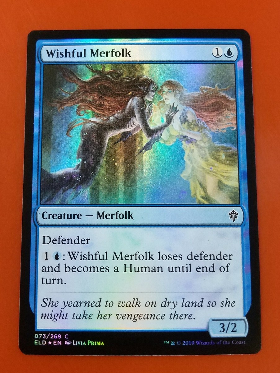 1x Wishful Merfolk | FOIL | Throne of Eldraine | MTG Magic Cards | eBay 1x Wishful Merfolk | FOIL | Throne of Eldraine | MTG Magic Cards | eBay
