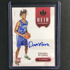 2020-21 Court Kings DANIEL OTURU Heir Apparent Rookie Auto Jade #DOT
