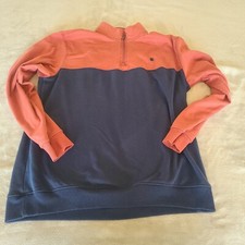 Izod Advantage Performance Mens Multicolor XLT Quarter Zip Casual Pullover