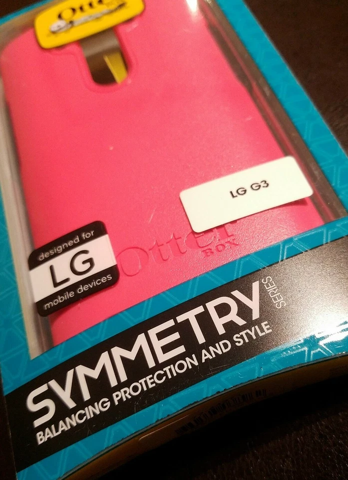 NUEVA Funda Serie OtterBox Symmetry para LG G3 - Damson Blaze Pink Foto 3 de 3