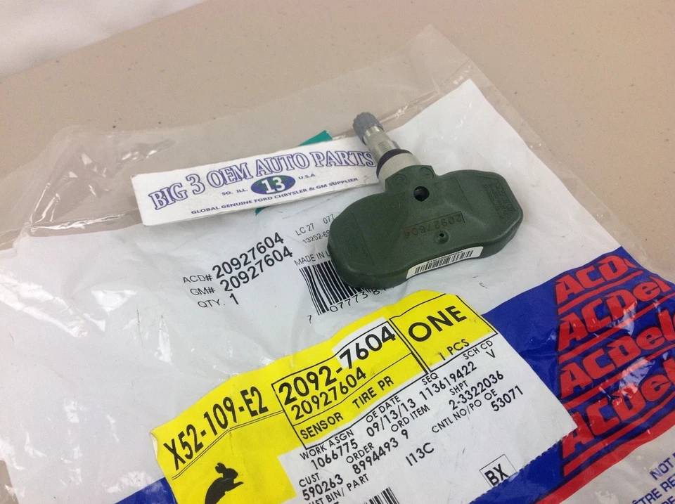 07-12 Chevrolet Colorado GMC Canyon 06-10 Hummer H3 Tire Pressure Sensor new OEM - Image 4 of 4