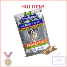 The Missing Link Pet Kelp Canine Skin  Coat 8oz Superfood Powdered Supplement,