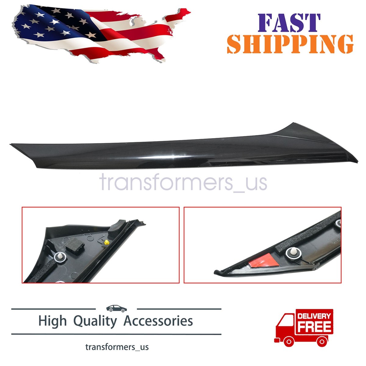 For Hyundai IX25 Creta 15-19 86180C9000 Left Windshield Side