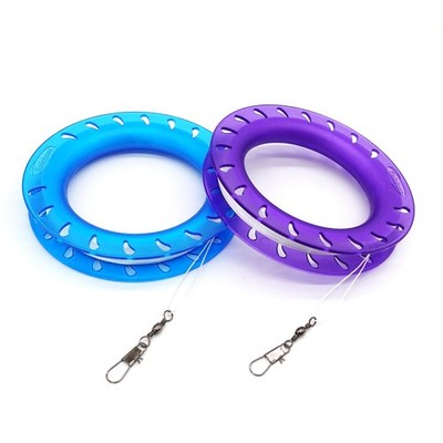 Kite String Hoop for Kids, Blue & Purple String Spool Set, Kite Handle Kit wi...