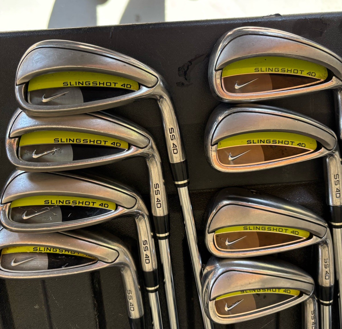 NIKE Slingshot 4D Iron Set 4-PW,AW True Temper SL Steel Reg Flex RH