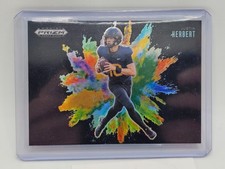 2025 Prizm Draft #27 Justin Herbert Color Blast Black Rare SSP Chargers