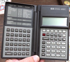 VTG HEWLETT PACKARD HP 28-C CALCULATOR SCIENTIFIC PROGRAMMABLE CLAMSHELL UNTESTD