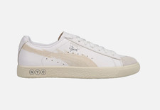 PUMA Clyde Nyc X Eb Lace Up Mens White Sneakers Casual Shoes 39245001 Size 11