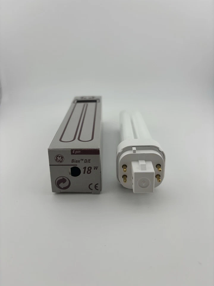 ⚡️9 Lot⚡️ GE Biax D/E 18W Compact Fluorescent Lamp 4 Pin F18DBX/SPX30/4P - Image 4 of 4