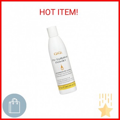 GiGi Pre-Epilation Waxing Powder for Hair Removal, Moisture-Absorbing Pre Wax Po