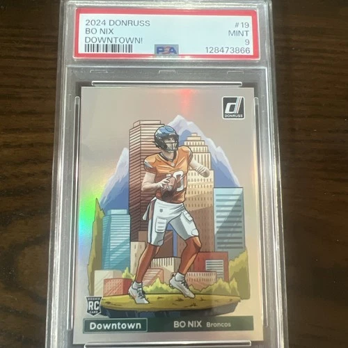 2024 Optic Bo Nix Downtown RC SSP #19 PSA 9