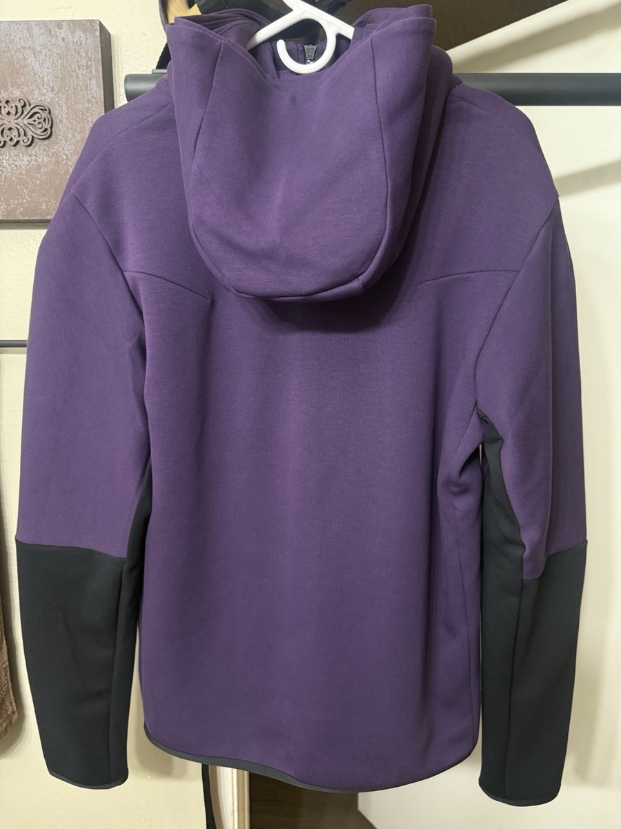 Nike Sportswear Tech Fleece Hoodie Grand Purple/Black Mens Sz M