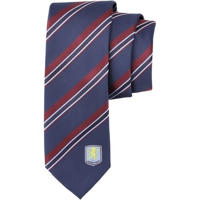 FANATICS UNLABELED Aston Villa Striped Tie - Navy - Mens
